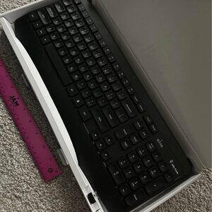 Wireless Keyboard Ergonomic Jelly Comb K65A Black Full Size